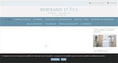 Desktop Screenshot of bertrandetfils.fr